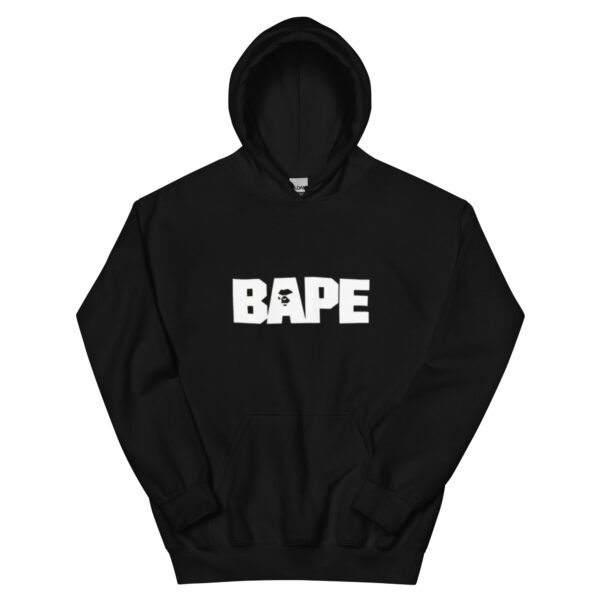 unisex heavy blend hoodie black front