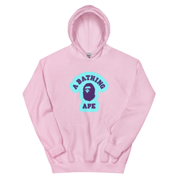 unisex heavy blend hoodie light pink front