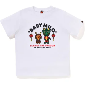 YEAR OF THE DRAGON BABY MILO RED TEE MENS